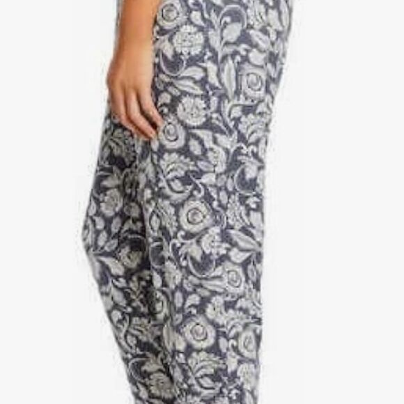 Jessica Simpson XXL Ladies’ Printed Pullon Batik Flora Grey Pockets Ankle Length - Picture 2 of 10